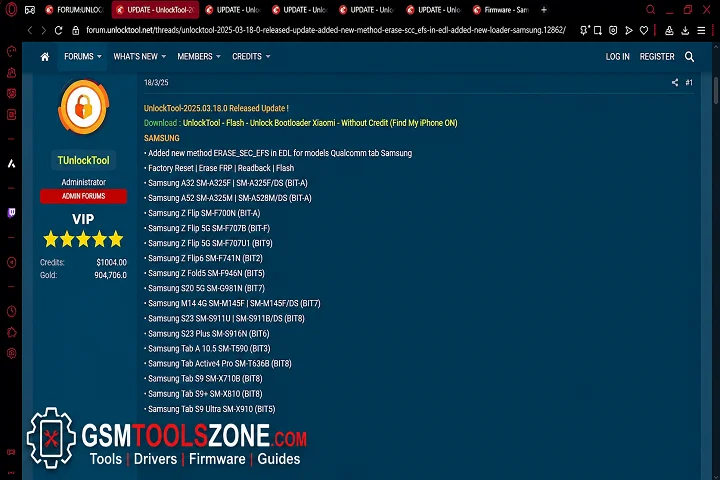 TFT Unlock Tool