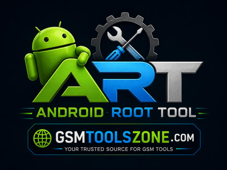 Android Root Tool logo with GSMToolsZone.com branding