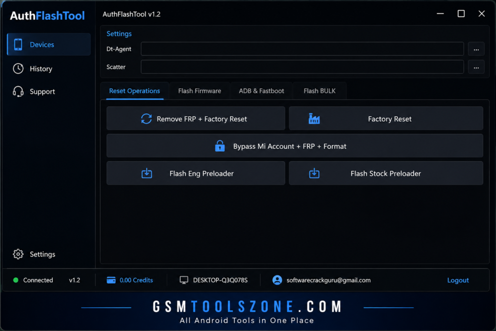 Auth Flash Tool V1.2 2026 – Xiaomi Flashing & FRP Solution