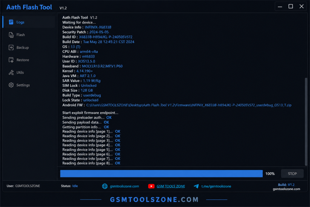 Auth Flash Tool V1.2 2026 – Xiaomi Flashing & FRP Solution