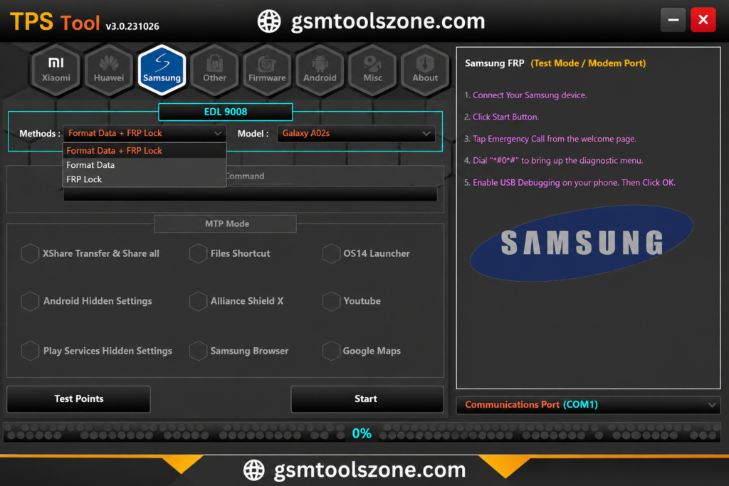 TPS Tool V3.1 Android repair tool for MediaTek and Qualcomm devices