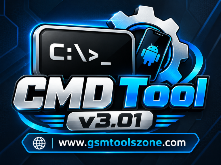 CMD Tool v3.01 logo by GSM Tools Zone