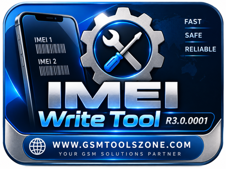 IMEI Write Tool R3.0.0001 logo by GSM Tools Zone