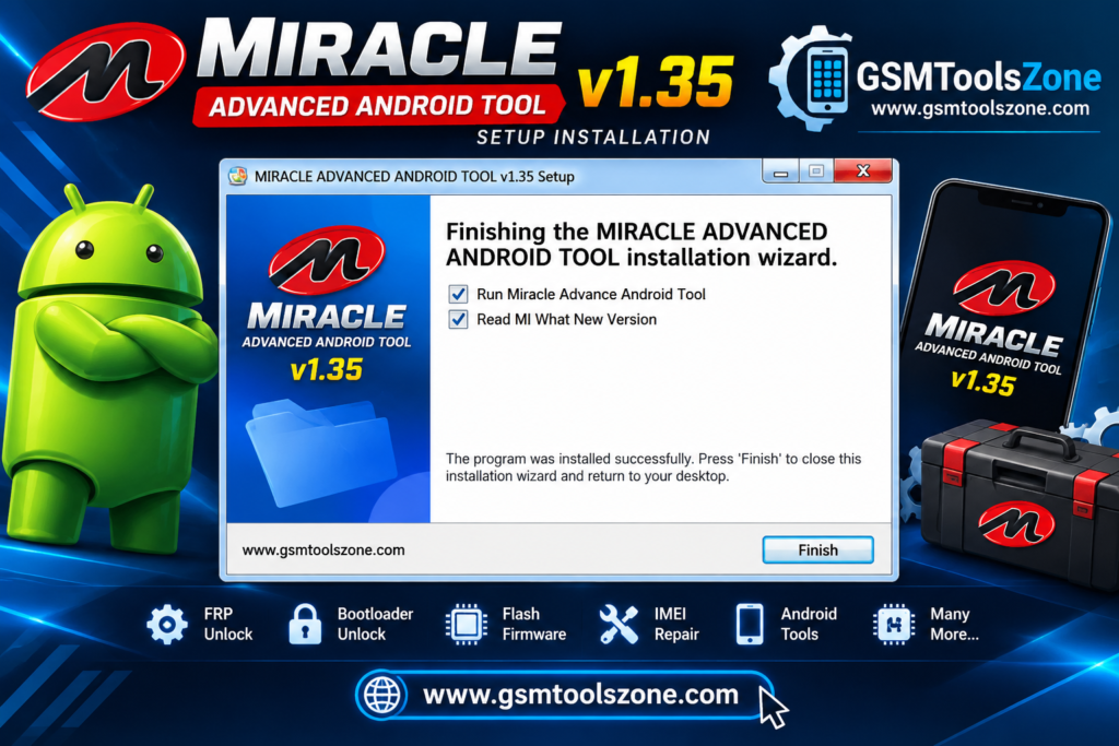 Miracle Advanced Android Tool v1.35 installation interface