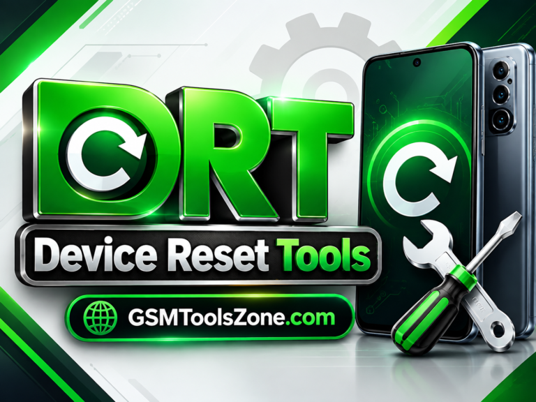 DRT Device Reset Tools logo by GSMToolsZone