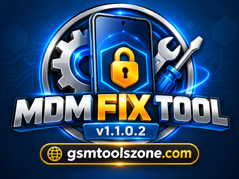 MDM Fix Tool v1.1.0.2 logo GSM Tools Zone