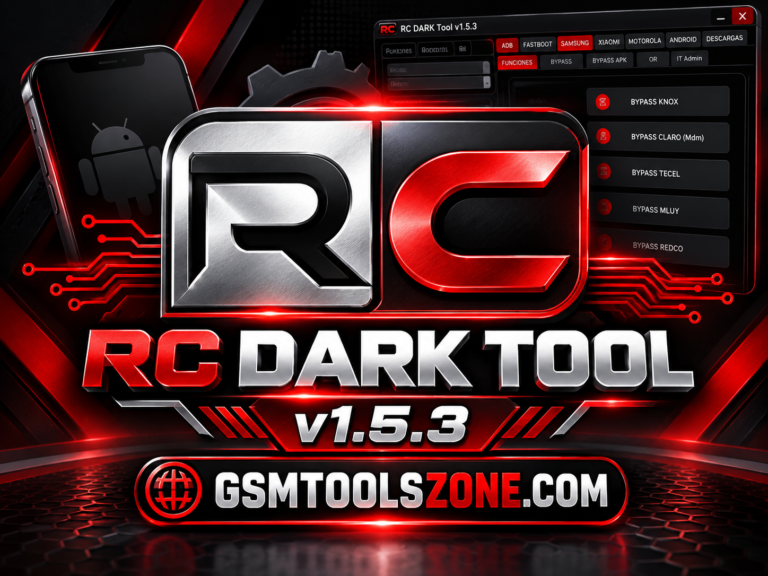 RC Dark Tool v1.5.3 logo by GSM Tools Zone