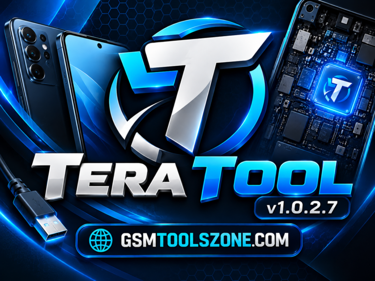 Tera Tool v1.0.2.7 logo by GSMToolsZone